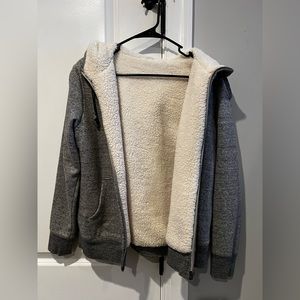 Uniqlo full zip hoodie jacket.